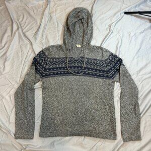 Hollister Men's Hooded Sweater Size Large